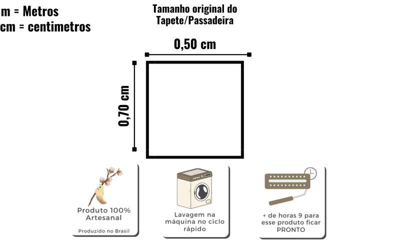 Alfombra Itatiaia 0,50x0,70