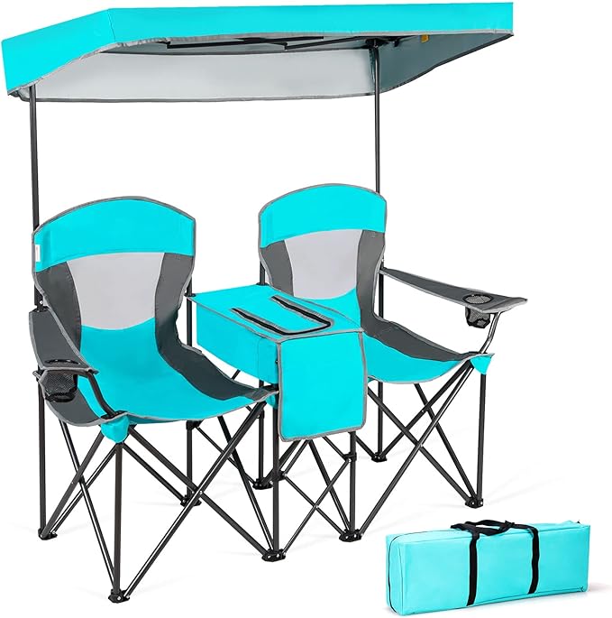 Kit Duo Camping con Sombrilla + Conservadora de Regalo