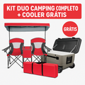 Kit Duo Camping con Sombrilla + Conservadora de Regalo